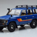 Toyota Land Cruiser 60 Mėlynas Su Papildomais Dalimis Kyosho 1:18