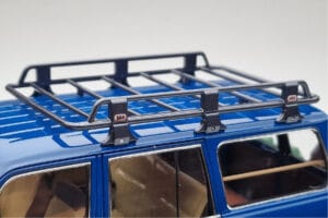 Toyota Land Cruiser 60 Mėlynas Su Papildomais Dalimis Kyosho 1:18 08956XBL Metalas - nuotrauka 7 iš 11
