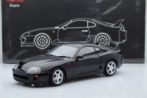 Toyota Supra A80 Juodas LCD 1:18 LCD18020-BL Metalas - nuotrauka 7 iš 7