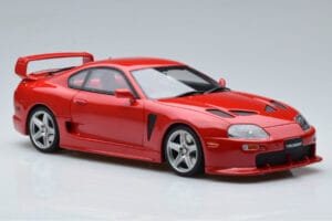 Toyota Supra A80 TRD 3000 GT Raudonas Otto 1:18 OT879 Derva - nuotrauka 4 iš 6