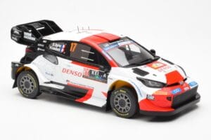 Toyota GR Yaris Rally1 #17 S. Ogier / V. Landais Safari Rally Kenya 2023 IXO 1:18 18RMC173A Metalas - nuotrauka 4 iš 6
