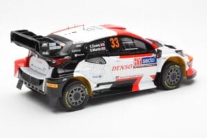 Toyota GR Yaris Rally1 #33 E. Evans / S. Martin Rally Finland 2023 IXO 1:18 18RMC174A Metalas - nuotrauka 2 iš 6