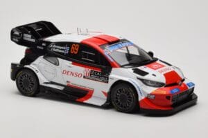 Toyota GR Yaris Rally1 #69 K. Rovanpera / J. Halttunen Rally Monte Carlo World Champion 2023 IXO 1:18 18RMC152B Metalas - nuotrauka 4 iš 6