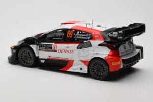 Toyota GR Yaris Rally1 #69 K. Rovanpera / J. Halttunen Rally Monte Carlo World Champion 2023 IXO 1:18 18RMC152B Metalas - nuotrauka 5 iš 6