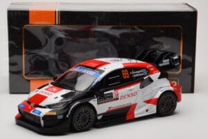 Toyota GR Yaris Rally1 #69 K. Rovanpera / J. Halttunen Rally Monte Carlo World Champion 2023 IXO 1:18 18RMC152B Metalas - nuotrauka 6 iš 6