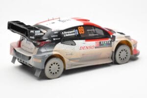 Toyota GR Yaris Rally1 #69 K. Rovanpera / J. Halttunen Safari Rally Kenya 2023 Dirty Version IXO 1:18 18RMC173B Metalas - nuotrauka 2 iš 6