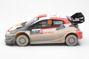 Toyota GR Yaris Rally1 #69 K. Rovanpera / J. Halttunen Safari Rally Kenya 2023 Dirty Version IXO 1:18 18RMC173B Metalas - nuotrauka 3 iš 6