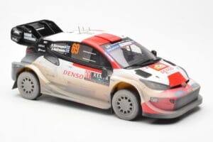 Toyota GR Yaris Rally1 #69 K. Rovanpera / J. Halttunen Safari Rally Kenya 2023 Dirty Version IXO 1:18 18RMC173B Metalas - nuotrauka 4 iš 6