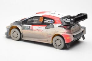Toyota GR Yaris Rally1 #69 K. Rovanpera / J. Halttunen Safari Rally Kenya 2023 Dirty Version IXO 1:18 18RMC173B Metalas - nuotrauka 5 iš 6
