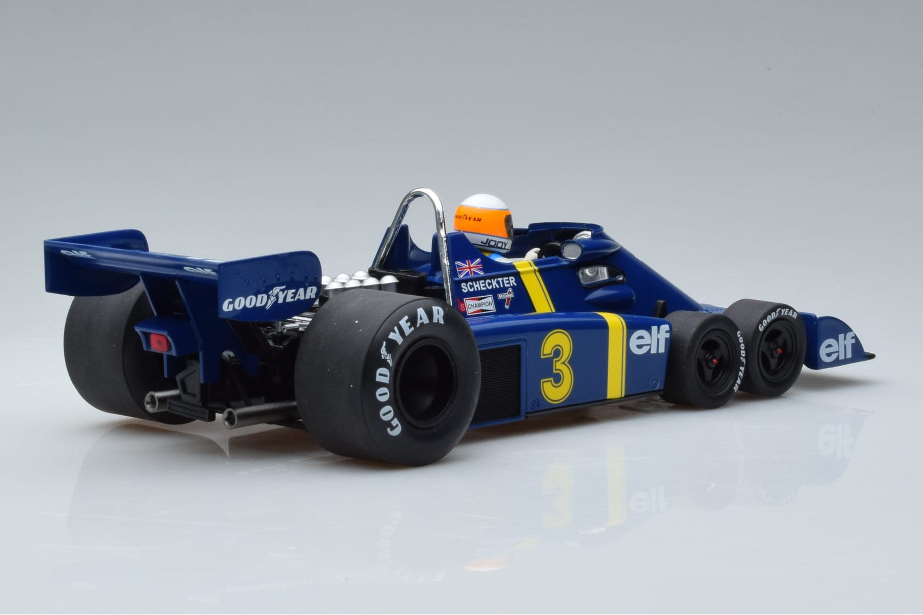 Tyrrell P34 Elf #3 J. Scheckter Winner Sweden GP 1976 MCG 1:18 MCG18614F Metalas - nuotrauka 2 iš 6