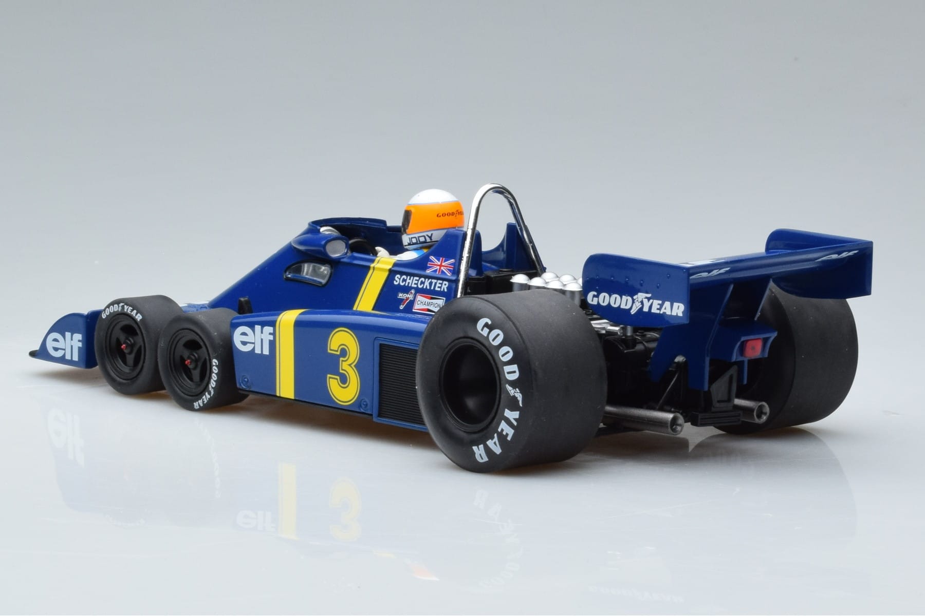 Tyrrell P34 Elf #3 J. Scheckter Winner Sweden GP 1976 MCG 1:18 MCG18614F Metalas - nuotrauka 5 iš 6