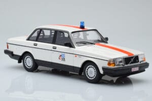 Volvo 240 GL Policija Belgija Minichamps 1:18 155171492 Metalas - nuotrauka 4 iš 6