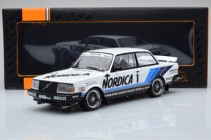 Volvo 240 Turbo Nordica #1 J. Cecotto / A. Olafsson ETCC Brno 1986 IXO 1:18 18RMC087 Metalas - nuotrauka 6 iš 6