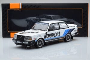Volvo 240 Turbo Nordica #2 U. Granberg / T. Lindstrom ETCC Brno 1986 IXO 1:18 18RMC088 Metalas - nuotrauka 6 iš 6