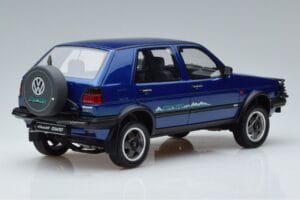 Volkswagen Golf Country Mk2 Mėlynas Otto 1:18 OT973 Derva - nuotrauka 2 iš 6