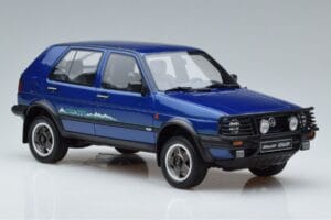Volkswagen Golf Country Mk2 Mėlynas Otto 1:18 OT973 Derva - nuotrauka 4 iš 6