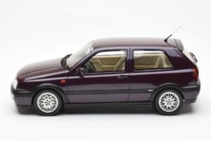 Volkswagen Golf Mk3 VR6 Syncro Tamsiai Violetinis Perlas Otto 1:18 OT1052 Derva - nuotrauka 3 iš 6