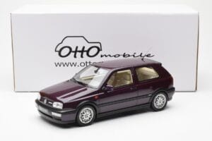 Volkswagen Golf Mk3 VR6 Syncro Tamsiai Violetinis Perlas Otto 1:18 OT1052 Derva - nuotrauka 6 iš 6
