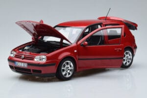 Volkswagen Golf Mk4 Raudonas Norev 1:18 188573 Metalas - nuotrauka 2 iš 7