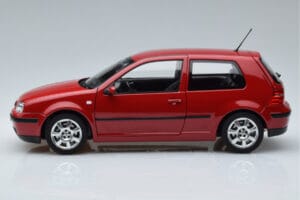 Volkswagen Golf Mk4 Raudonas Norev 1:18 188573 Metalas - nuotrauka 4 iš 7