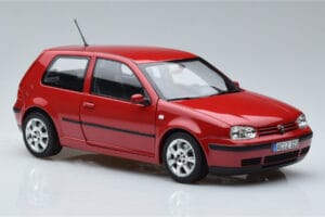 Volkswagen Golf Mk4 Raudonas Norev 1:18 188573 Metalas - nuotrauka 5 iš 7