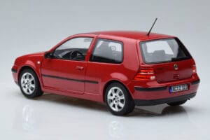 Volkswagen Golf Mk4 Raudonas Norev 1:18 188573 Metalas - nuotrauka 6 iš 7