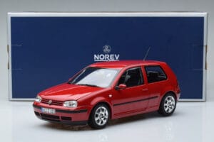 Volkswagen Golf Mk4 Raudonas Norev 1:18 188573 Metalas - nuotrauka 7 iš 7
