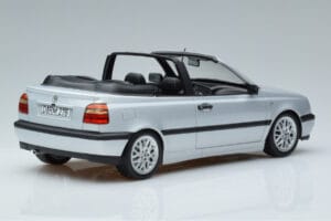 Volkswagen Golf Mk3 Kabrioletas Sidabrinis Norev 1:18 188468 Metalas - nuotrauka 2 iš 6