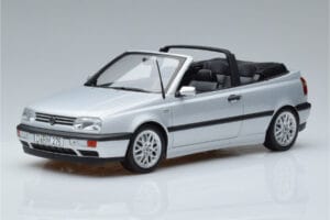 Volkswagen Golf Mk3 Kabrioletas Sidabrinis Norev 1:18 188468 Metalas