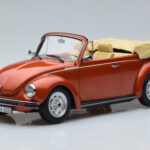 Volkswagen Beetle 1303 Kabrioletas Oranžinis Norev 1:18
