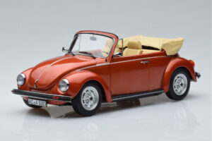 Volkswagen Beetle 1303 Kabrioletas Oranžinis Norev 1:18