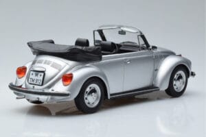 Volkswagen Beetle 1303 Kabrioletas Sidabrinis Norev 1:18 188530 Metalas - nuotrauka 2 iš 6