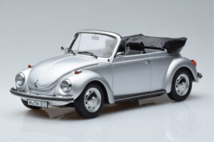 Volkswagen Beetle 1303 Kabrioletas Sidabrinis Norev 1:18