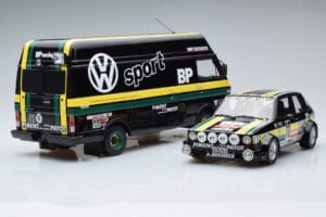 Volkswagen LT35 + Golf 1 GTI Group 2 Black Otto 1:18 OT353 Derva - nuotrauka 4 iš 6