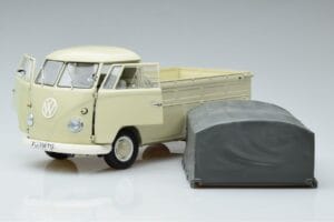 Volkswagen T1b Pickup Schuco 1:18 450037000 Metalas - nuotrauka 2 iš 7