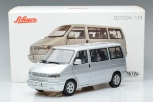 Volkswagen T4b Transporter Caravelle Minibus Schuco 1:18 450041500 Metalas - nuotrauka 8 iš 8