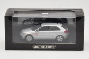 Audi A3 8P Sidabras Prototipas Minichamps 1:43 5010503013 Metalas - nuotrauka 4 iš 4