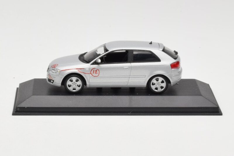 Audi A3 8P Sidabras Prototipas Minichamps 1:43 5010503013 Metalas
