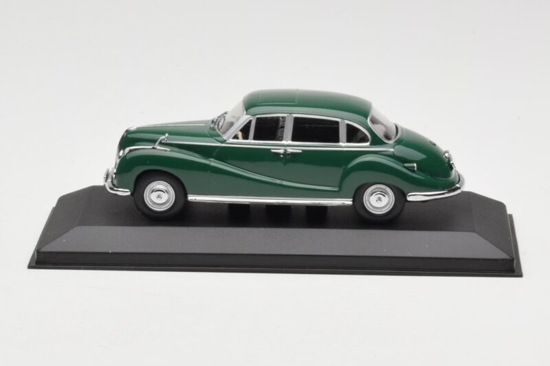 BMW 501 Žalia Pavyzdys Minichamps 1:43 BMW501 Metalas