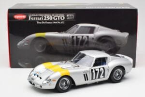 Ferrari 250 GTO #172 Tour de France Automobile 1964 Kyosho 1:18 08434C Metalas - nuotrauka 8 iš 8