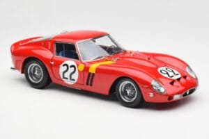 Ferrari 250 GTO #22 24 Hours of Le Mans 1962 Kyosho 1:18 08432B Metalas - nuotrauka 6 iš 8