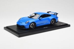 Porsche 911 992 GT3 Shark Mėlynas Minichamps 1:18 WAP0211490M003 Derva