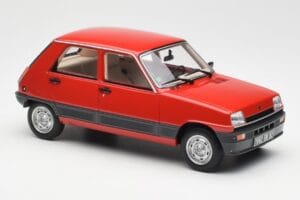 Renault 5 GTL Raudonas Otto 1:18 OT1147 Derva - nuotrauka 4 iš 6