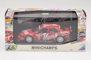 Alfa Romeo 155 V6 #12 M. Alboreto DTM 1995 Minichamps 1:43 430950312 Metalas - nuotrauka 4 iš 4