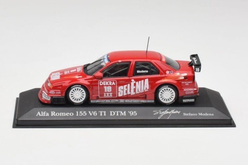 Alfa Romeo 155 V6 TI #18 Euroteam Modena DTM 1995 Minichamps 1:43 430950318 Metalas
