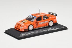 Alfa Romeo 155 V6 TI #19 Jagermeister M. Bartels DTM 1995 Minichamps 1:43 430950219 Metalas - nuotrauka 2 iš 4