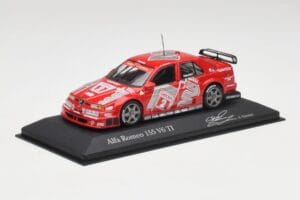Alfa Romeo 155 V6 TI #2 Team Alfa Corse A. Nannini DTM 1994 Minichamps 1:43 430940202 Metalas - nuotrauka 2 iš 4