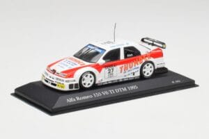 Alfa Romeo 155 V6 TI #27 M. Alen Presentation DTM 1995 Minichamps 1:43 430950227 Metalas - nuotrauka 2 iš 4