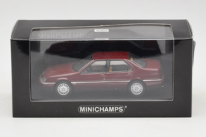 Alfa Romeo 164 3.0 Super V6 Tamsiai Raudonas Minichamps 1:43 436120700 Metalas - nuotrauka 4 iš 4