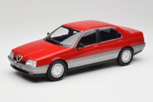 Alfa Romeo 164 Raudonas Norev 1:18 187866 Metalas